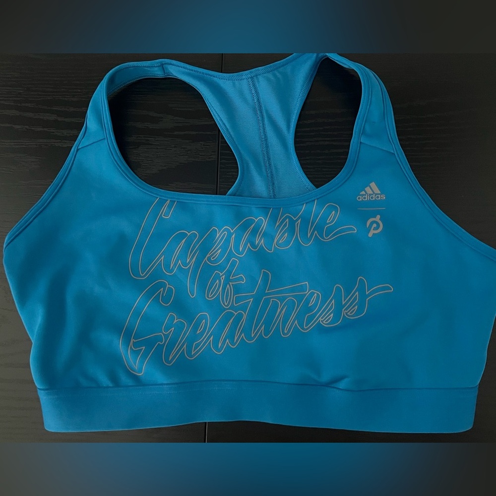 Peloton Blue Sports Bra